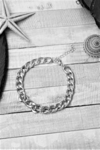 Toptan Silver Kaplama Orta Boy Gourmet Zincir Halhal