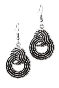 Alternative view of Toptan Kadın Antik Gümüş Küpe