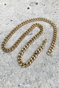 Alternative view of Toptan Unisex Gold Chain 6mm Zincir.