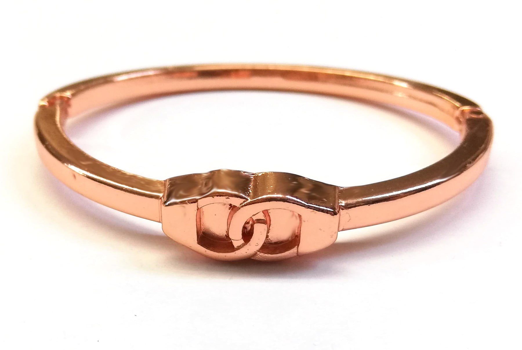 Toptan Unisex Kelepçe Desenli Kelepçe Bileklik Rose Renk unisex model 3 Toptan Unisex Kelepçe Desenli Kelepçe Bileklik Rose Renk unisex model