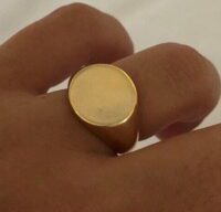 Toptan Unisex Yuvarlak Ayarlanılabilir Şövalye Yüzük