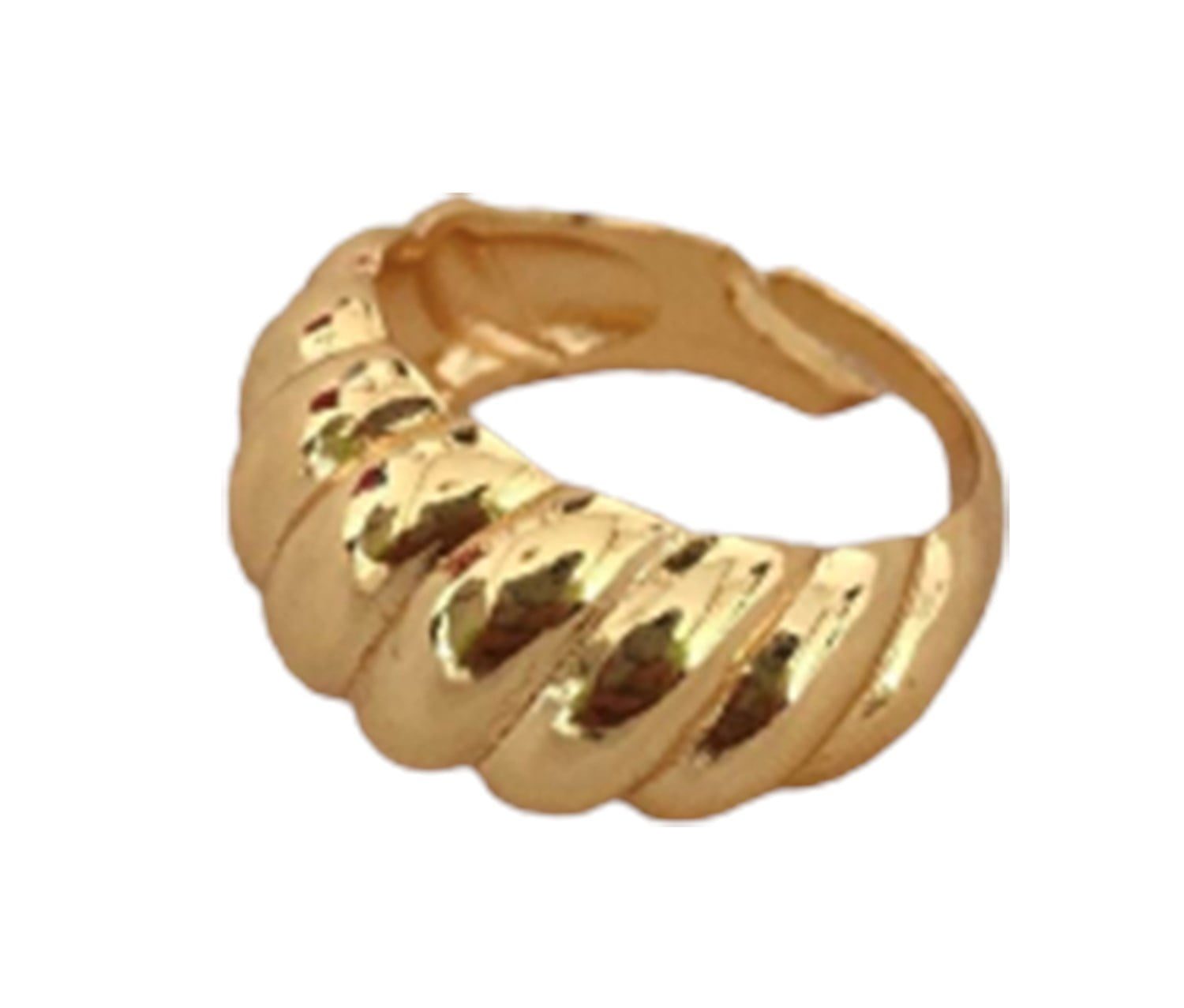 Toptan Kadın Sarı Burgu Yüzük 3 Toptan Kadın Sarı Burgu Yüzük