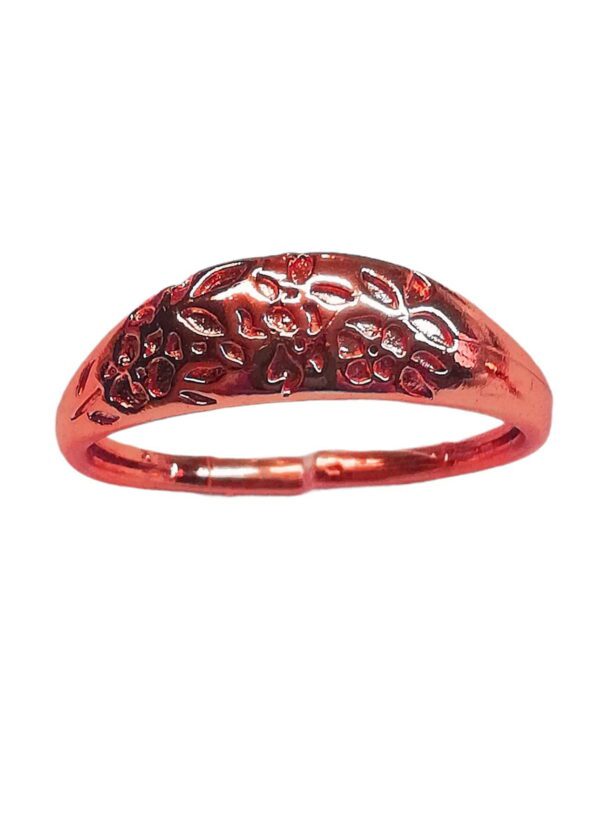 Toptan Kadın Rose Renk Motif Yüzük