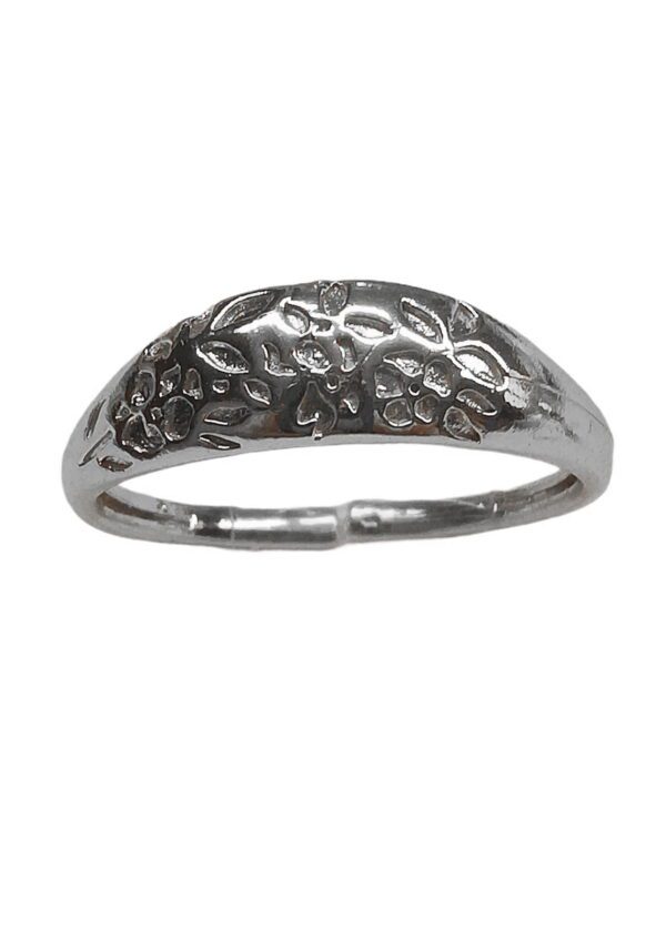 Toptan Kadın Silver Renk Motif Yüzük
