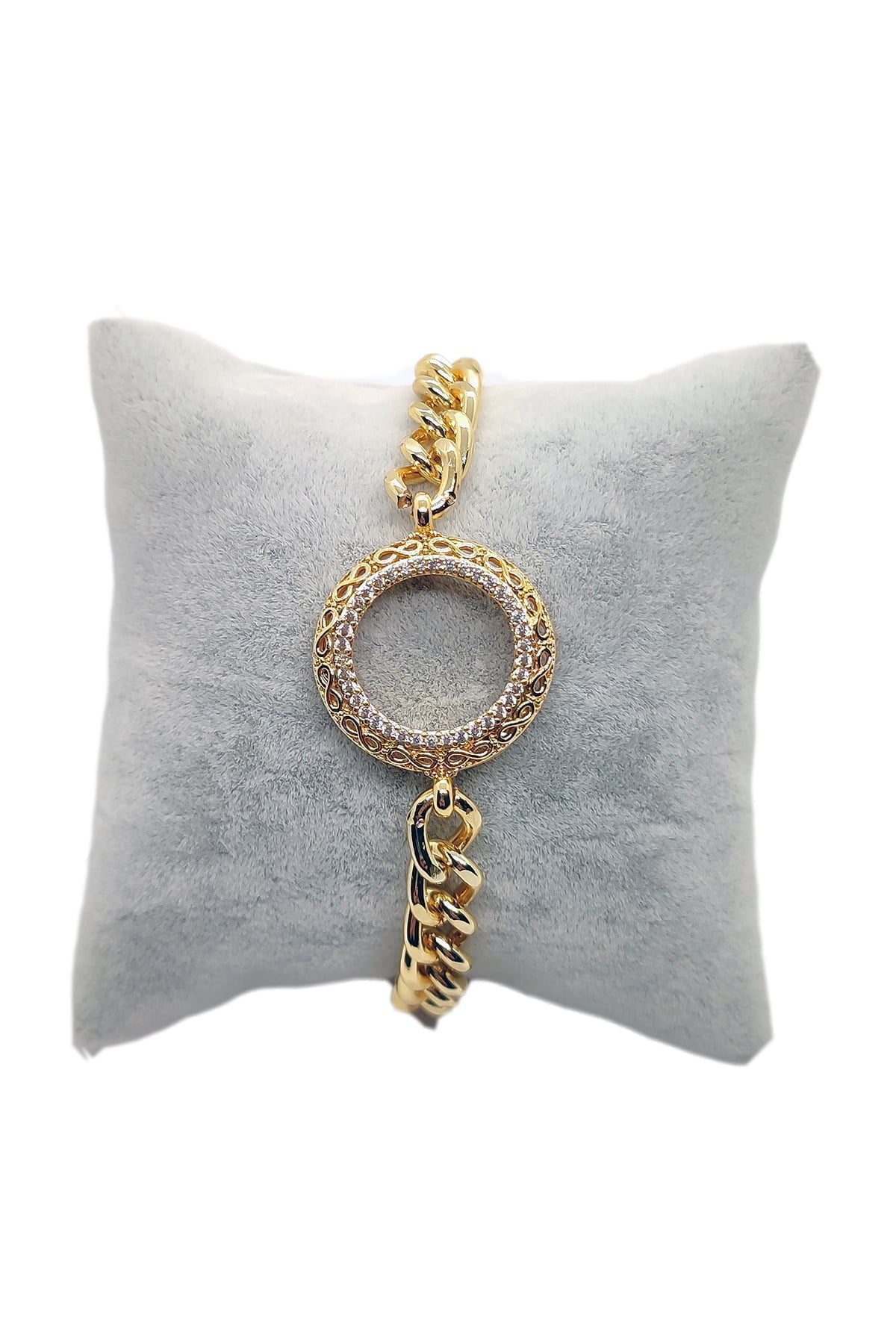 Toptan Altın Renk Zirkon Taşlı Çeyrek Çerçeve Altın Koyulan Bayan Bileklikzirkon 2 Toptan Altın Renk Zirkon Taşlı Çeyrek Çerçeve Altın Koyulan Bayan Bileklikzirkon