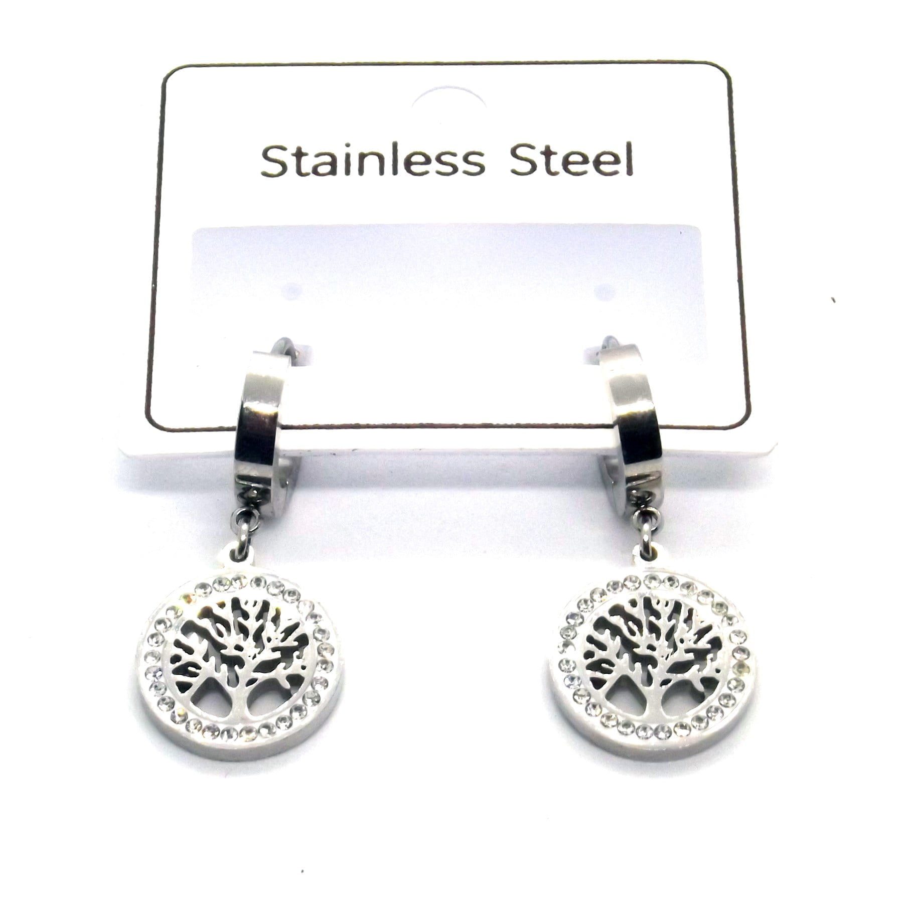 Toptan Gümüş Renk Çelik Hayat Ağacı Soy Ağacı Çok Taşlı Küpe 682 3 Toptan Gümüş Renk Çelik Hayat Ağacı Soy Ağacı Çok Taşlı Küpe 682