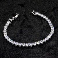 Toptan Gümüş Renk Zirkon Taşlı Su Yolu Bileklik 764 9 02ddb2c1163c43bead824554e54c1b2d-toptan taki