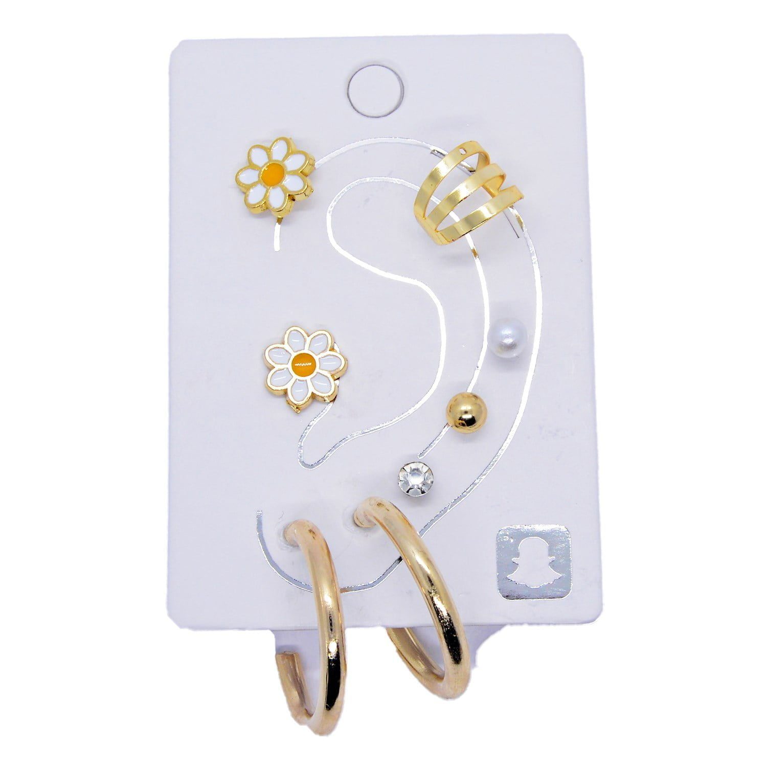 Toptan Altın Renk Kombin Küpe Papatya Halka - 1025 7 3bf911daae644cee90f7b10f1aa00bf0-toptan taki