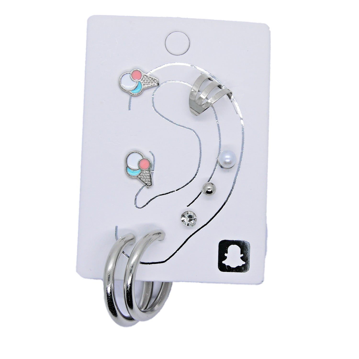 Toptan Gümüş Renk Kombin Küpe Dondurma Halka - 1029 14 5c13bb37accd4c9b9466b77026ab0eff-toptan taki