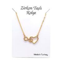 Toptan Altın Renk Zirkon Taşlı Kalp Sonsuzluk Kolye - 1119 6 170ad9836c3e4723ad1f89934d12e5bc-toptan taki