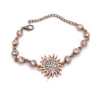 Toptan Antik Bakır Renk Güneş  Su Yolu Bileklik - 1148