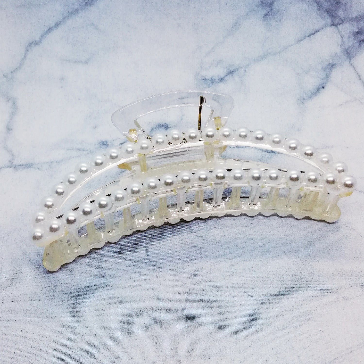 Toptan İnci Mandal Toka - 1213 3 Toptan İnci Mandal Toka - 1213