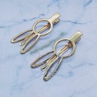 Toptan 2 Li Metal Tavşan Pens Toka - 1216