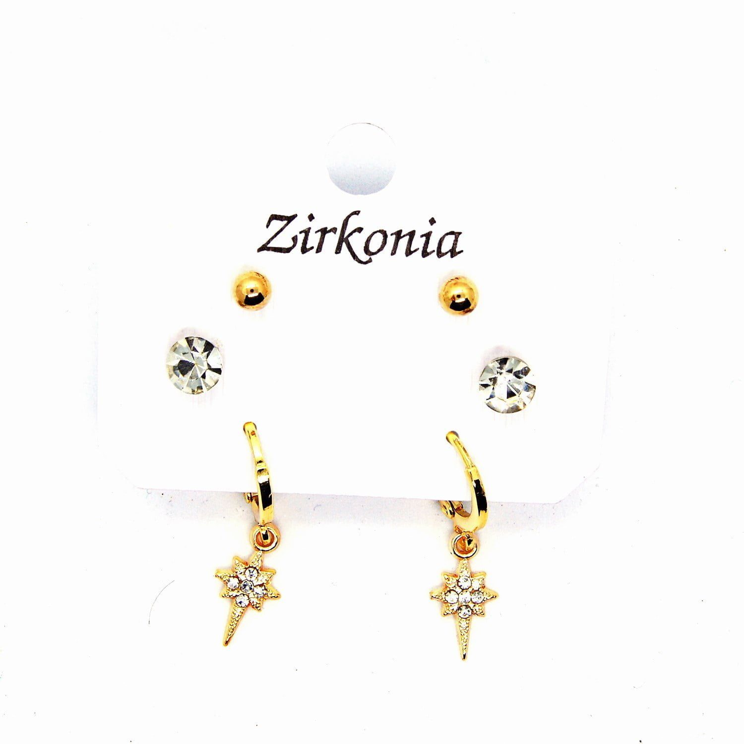 Toptan Altın Renk Kuyruklu Yıldız Zirkon Küpe - 1079 3 Toptan Altın Renk Kuyruklu Yıldız Zirkon Küpe - 1079 - Görsel 2