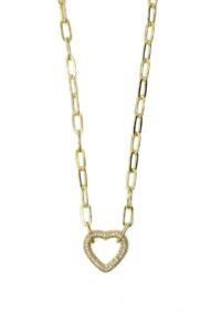 Toptan Altın Renk Kadın Zirkon Taşlı Kalp Figürlü Ataç Dikdörtgen Zincirli Kolye - 1088 7 0614672531c6486a822f432d6a9fb764-toptan taki