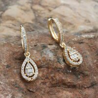 Toptan Altın Renk Mengeç Zirkon Küpe - 1254 7 0cb8560bead14896806cb6ac19df59f0-toptan taki