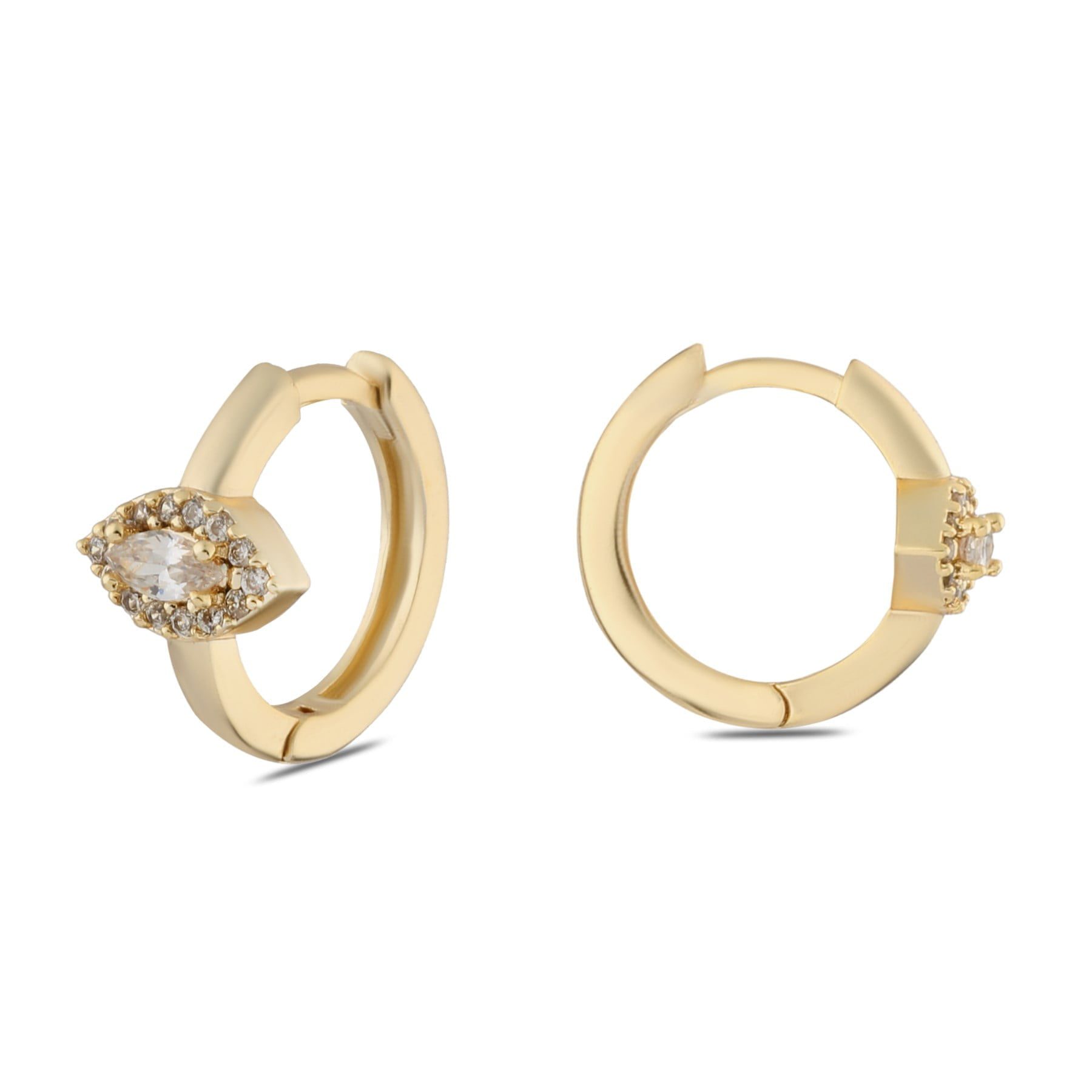 Toptan Altın Renk Zirkon Küpe - 1365 4 Toptan Altın Renk Zirkon Küpe - 1365 - Görsel 2