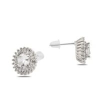 Toptan Gümüş Renk Zirkon Küpe - 1402 5 c826a24ba6654dcf8abd0ae087841ece-toptan taki