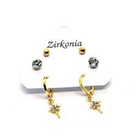 Toptan Altın Renk Kuyruklu Yıldız Zirkon Küpe - 1079 7 e854a49173324475896554c3ae240d98-toptan taki