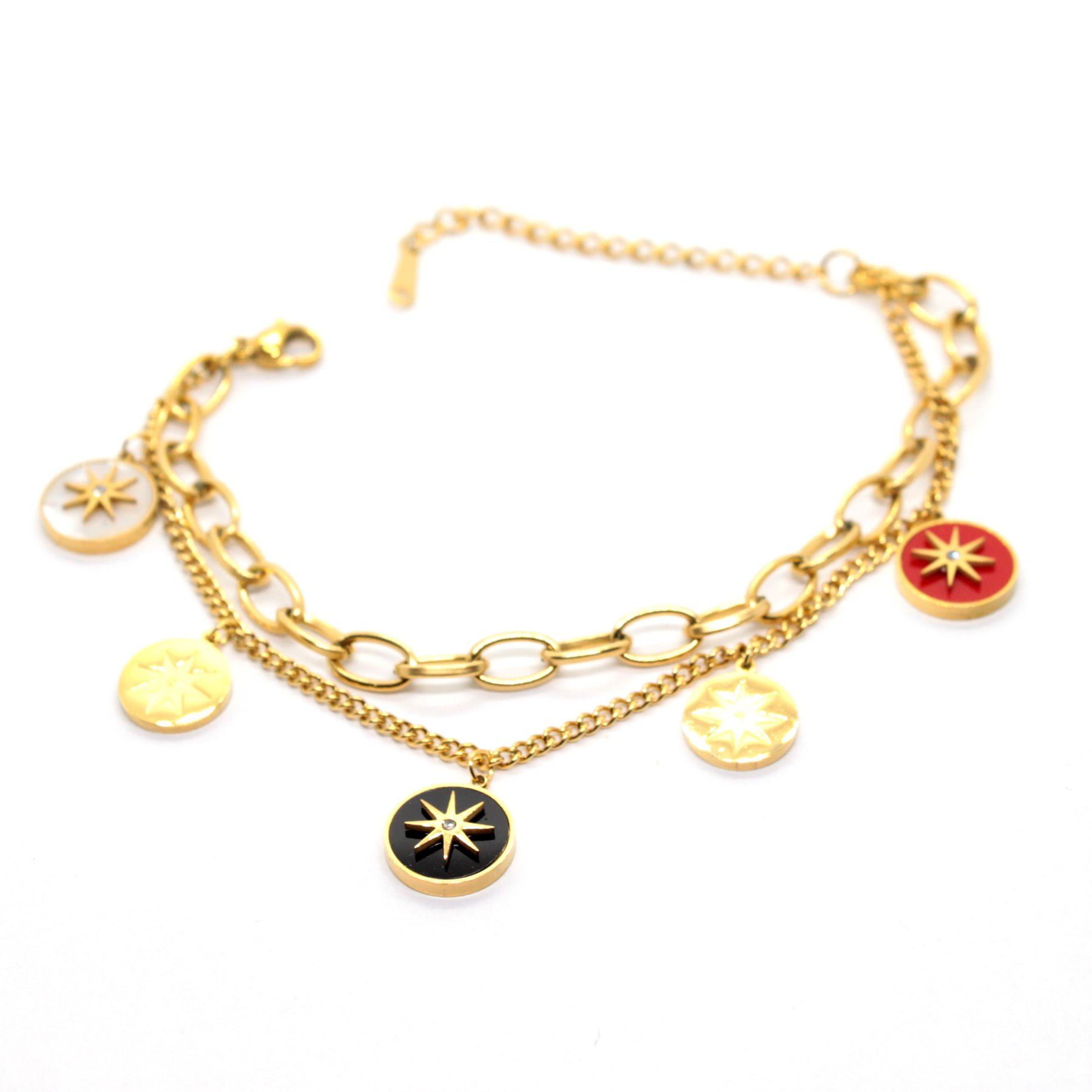 Toptan Altın Renk Çelik Bileklik - 1456 4 Toptan Altın Renk Çelik Bileklik - 1456 - Görsel 2