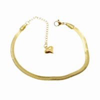 Toptan Altın Renk İtalyan Zincir Unisex Model Çelik Bileklik - 1670 6 27cf9bf21f84401c89fc6da7b14342ab-toptan taki