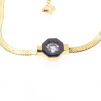 Toptan Altın Renk Renk İtalyan Çağla Model Çelik Bileklik - 1611 7 28969f591c784739aa588a694c5f62c3-toptan taki