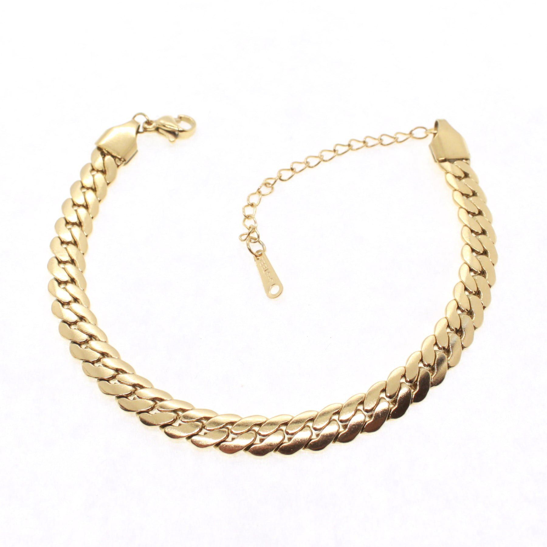 Toptan Altın Renk Hasır Model Unisex Çelik Bileklik - 1639 3 Toptan Altın Renk Hasır Model Unisex Çelik Bileklik - 1639