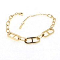 Toptan Altın Renk Sekiz Dikdörtgen Unisex Model Çelik Bileklik - 1648 5 705133563d0c4f878b0b9fd9a7058d84-toptan taki