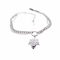 Toptan Gümüş Renk Yaprak Model Çelik Bileklik - 1668 5 75d269da6d534226b0c2a823d9aada4c-toptan taki