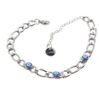 Toptan Gümüş Renk Nazar Şavin Motif Çelik Bileklik - 1557 5 9f032d616c804c6f9fd7246e6717dd90-toptan taki