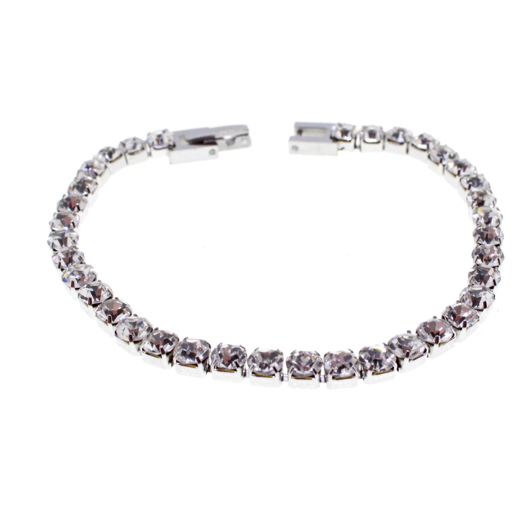 Toptan Gümüş Renk Su Yolu Model Beyaz Taşlı Şerit Çelik Bileklik - 1630 3 Toptan Gümüş Renk Su Yolu Model Beyaz Taşlı Şerit Çelik Bileklik - 1630