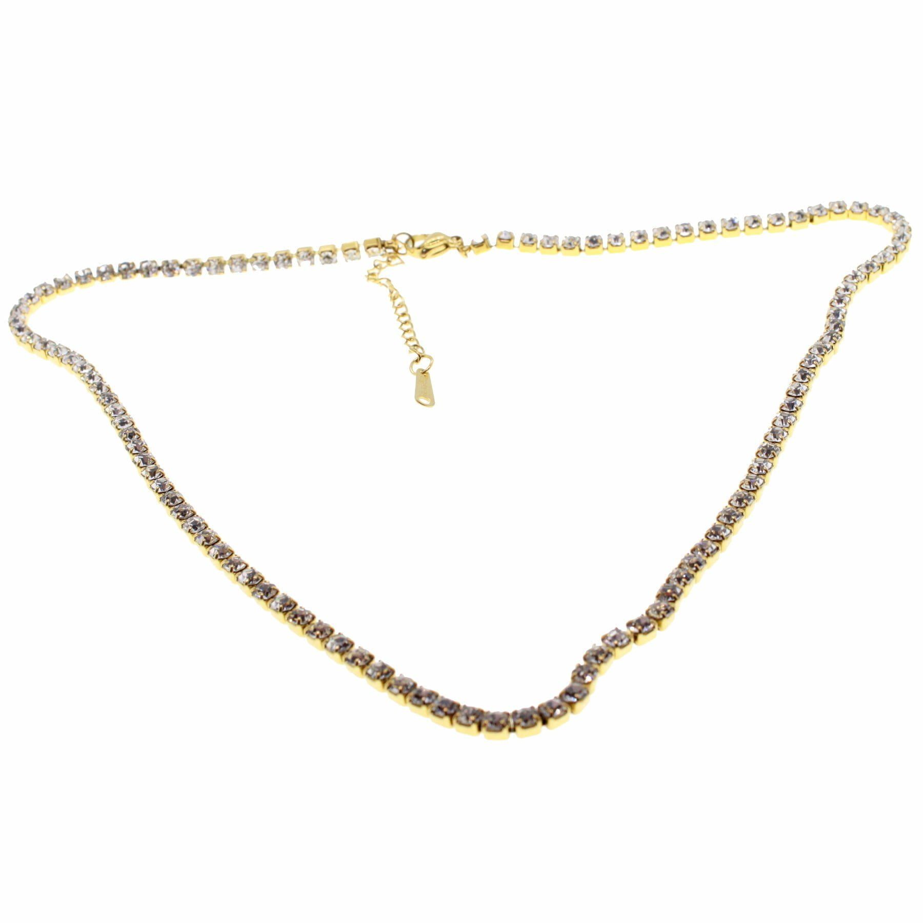 Toptan Altın Renk Su Yolu Şerit Model Çelik Kolye - 1677 4 Toptan Altın Renk Su Yolu Şerit Model Çelik Kolye - 1677 - Görsel 2