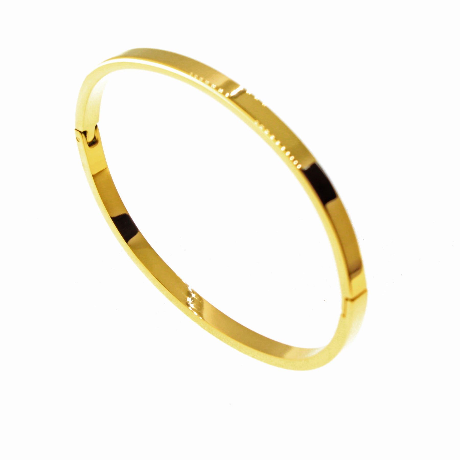 Toptan Altın Renk Düm Düz Unisex Çelik Kelepçe Bileklik - 1539 3 Toptan Altın Renk Düm Düz Unisex Çelik Kelepçe Bileklik - 1539