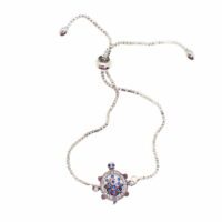 Toptan Gümüş Renk Lacivert Beyaz Zirkon Taşlı Kaplumbağa Motifli Asansör Bileklik - 1797 7 0312203039de4c1c88583d40cf42bbd0-toptan taki