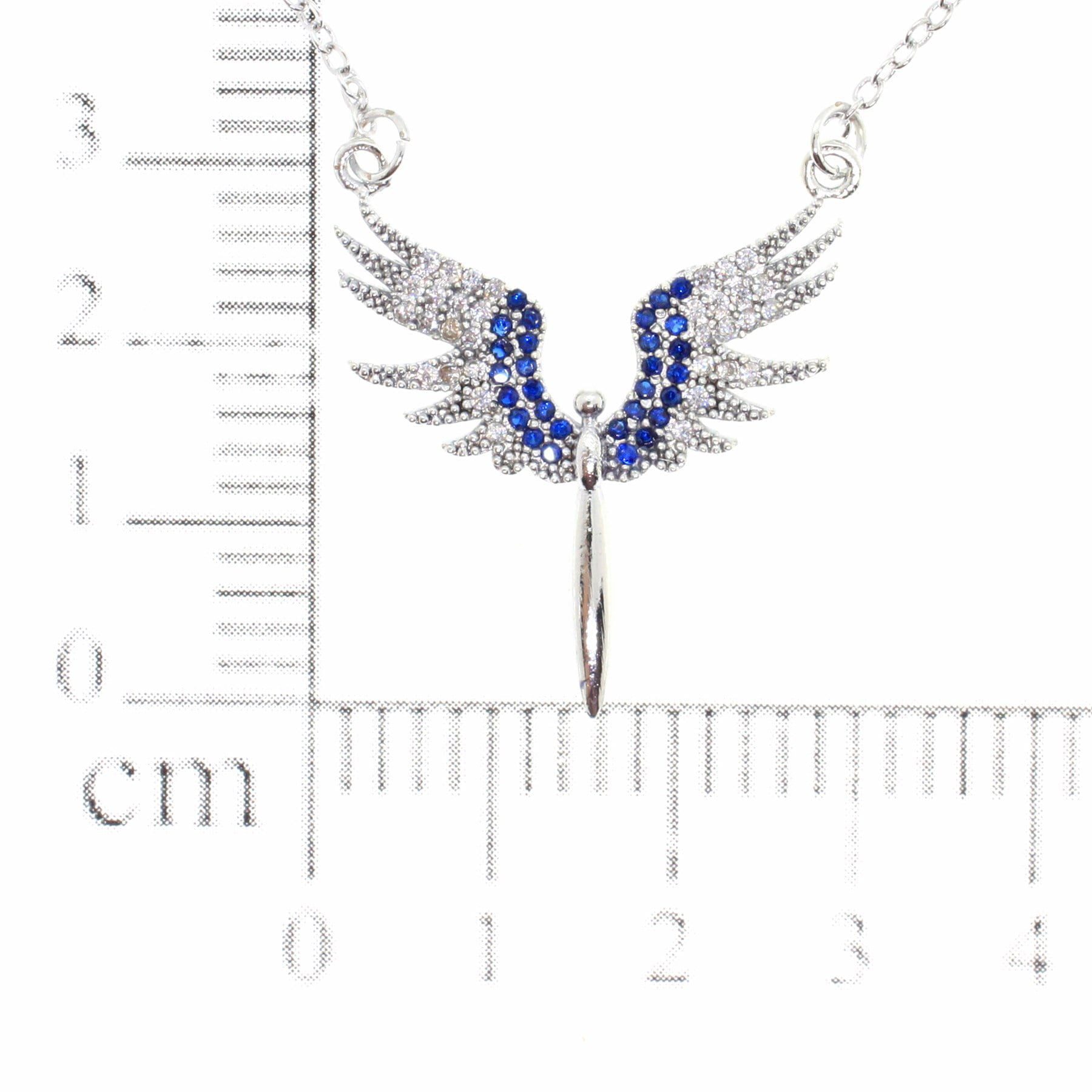 Toptan Gümüş Renk Mikail Meleği Kanatlı Karışık Renkli Taşlı Zirkon Kolye - 1768 8 Toptan Gümüş Renk Mikail Meleği Kanatlı Karışık Renkli Taşlı Zirkon Kolye - 1768 - Görsel 6