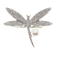 Toptan Gümüş Renk Yusufcuk Model Broş - 1727