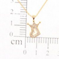 Toptan Altın Renk Zirkon Taşlı Kalp Taç Model Zirkon Kolye - 1783 7 215082aed8a54e998e20a552d8356f93-toptan taki