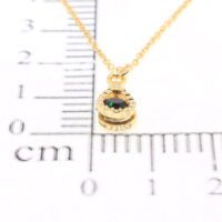 Toptan Altın Renk Yeşil Tek Taşlı Zirkon Taşlı Damla Model Zirkon Kolye - 1782 5 22a366304ca148ae945093e33eba13be-toptan taki