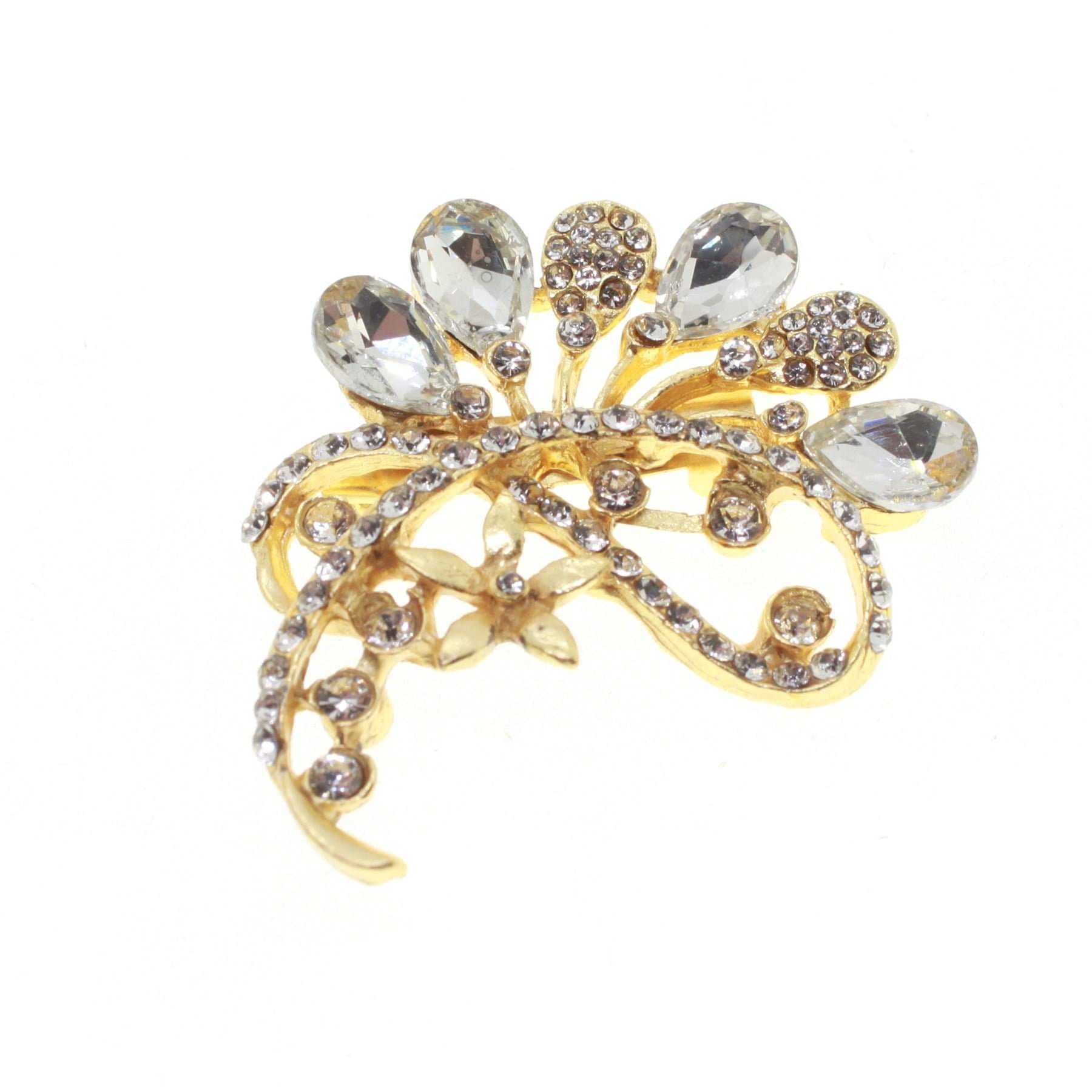 Toptan Altın Renk Damla Yıldız Broş - 1686 3 Toptan Altın Renk Damla Yıldız Broş - 1686