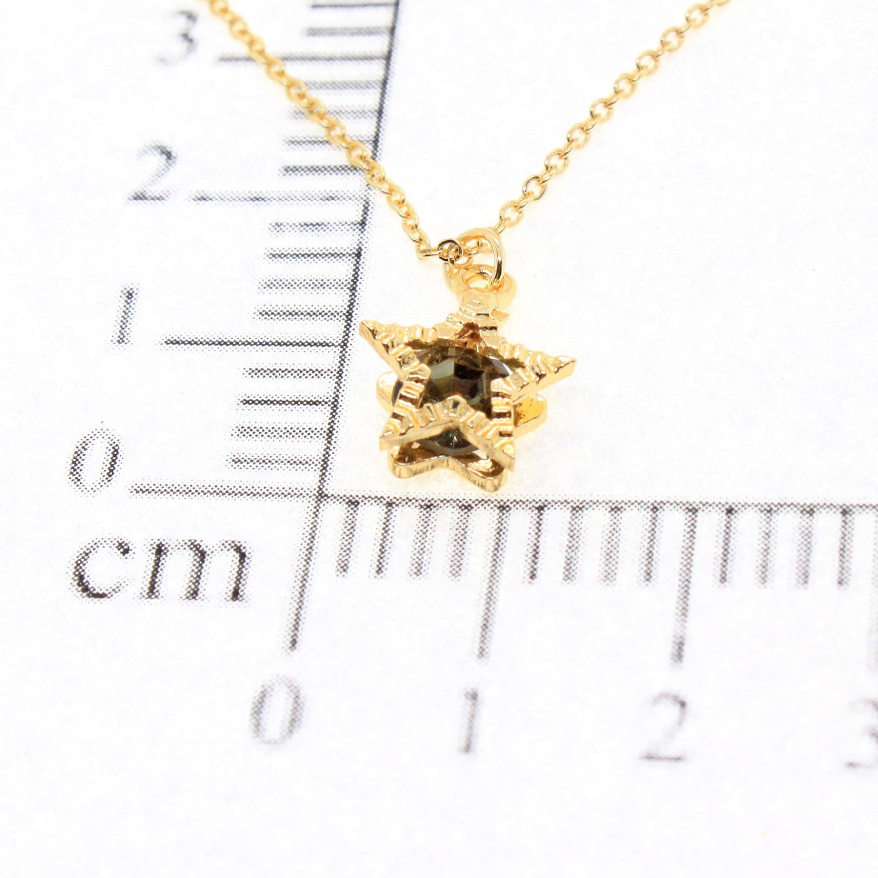 Toptan Altın Renk Yıldız Topaz Renk Tek Taş Zirkon Kolye - 1765 9 Toptan Altın Renk Yıldız Topaz Renk Tek Taş Zirkon Kolye - 1765 - Görsel 7