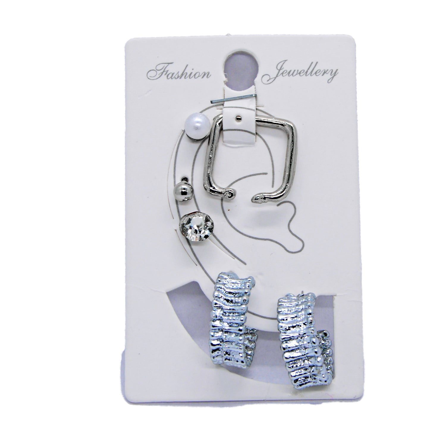 Toptan Gümüş Renk Kombin Küpe Karışık Model Kıkırdak Küpe - 999 12 88ab5d5a0b54471c99be14b68bb9a6f6 2-toptan taki