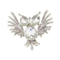 Toptan Gümüş Renk Baykuş Model Broş - 1739 7 9640cda408574691891740a59ebc6576-toptan taki