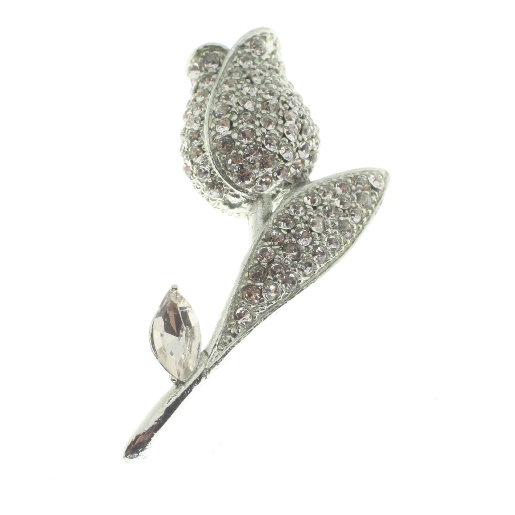 Toptan Gümüş Renk Lale Model Broş - 1753 5 Toptan Gümüş Renk Lale Model Broş - 1753 - Görsel 3