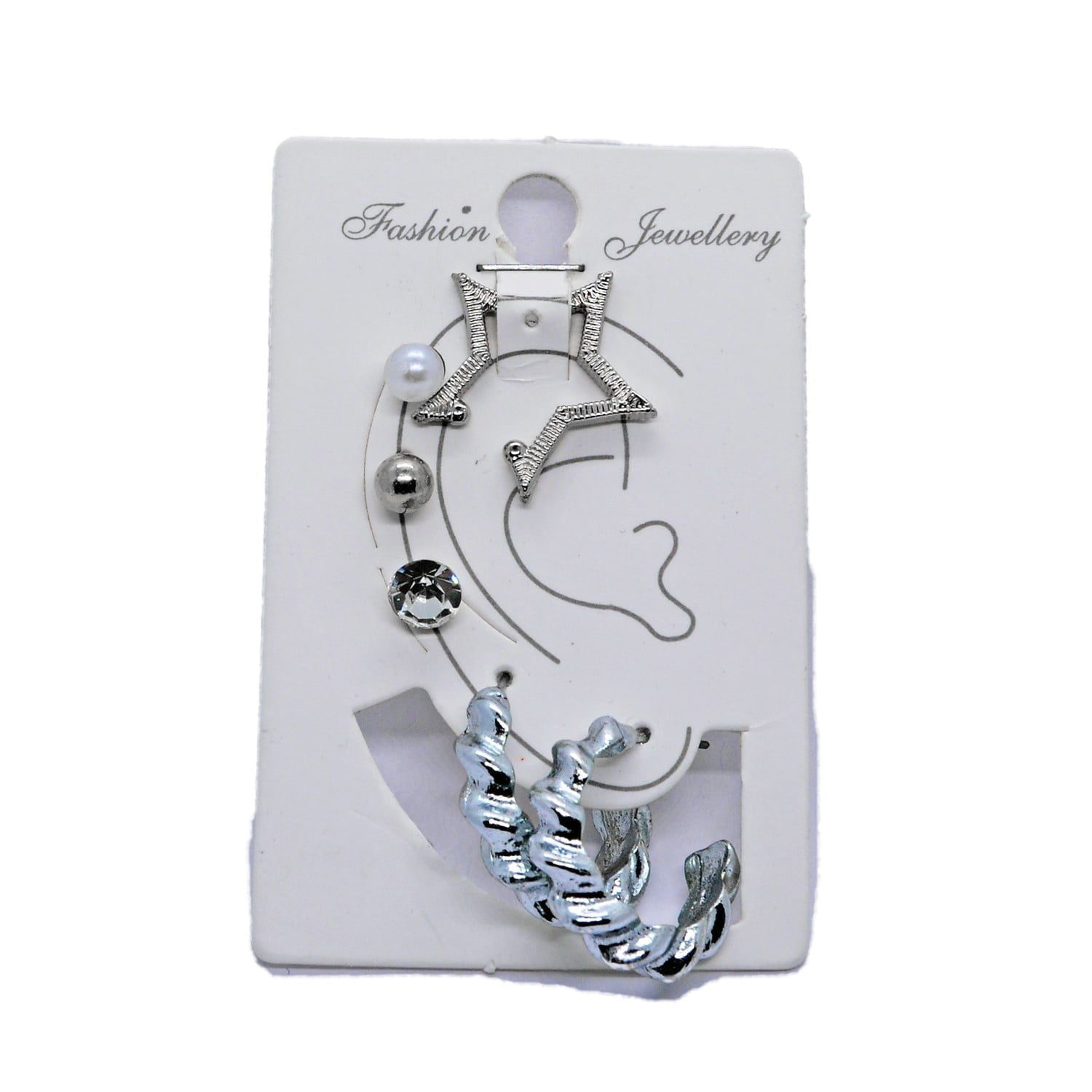 Toptan Gümüş Renk Kombin Küpe Karışık Model Kıkırdak Küpe - 998 13 d106f6eb2df5419c9b6a5e47c0743cdd 1-toptan taki