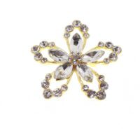 Toptan Altın Renk Mekik Yıldız  Broş - 1690