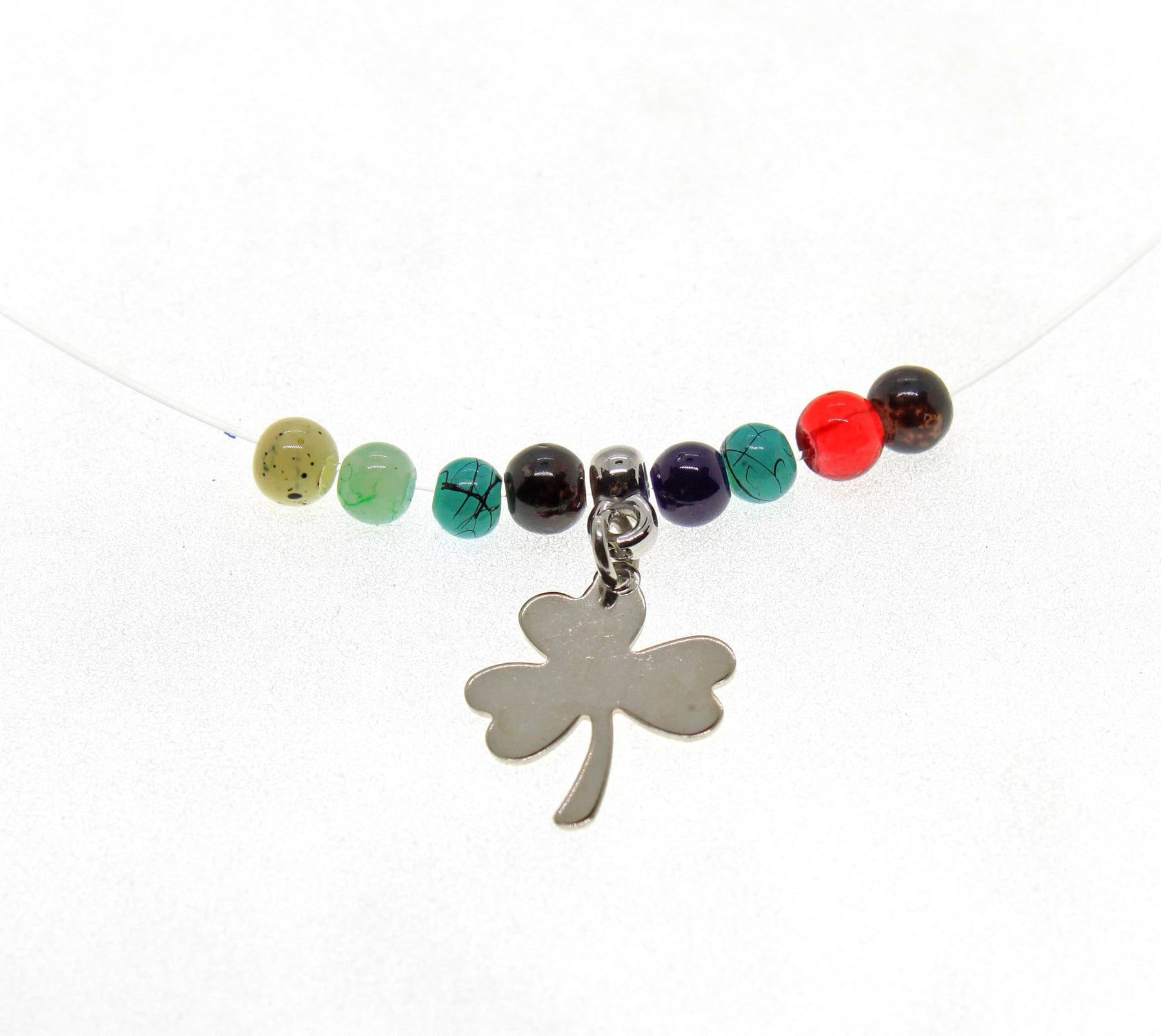 Toptan Gümüş Renk Karışık Figürlü Boncuklu Hayalet Kolye - 1812 3 Toptan Gümüş Renk Karışık Figürlü Boncuklu Hayalet Kolye - 1812