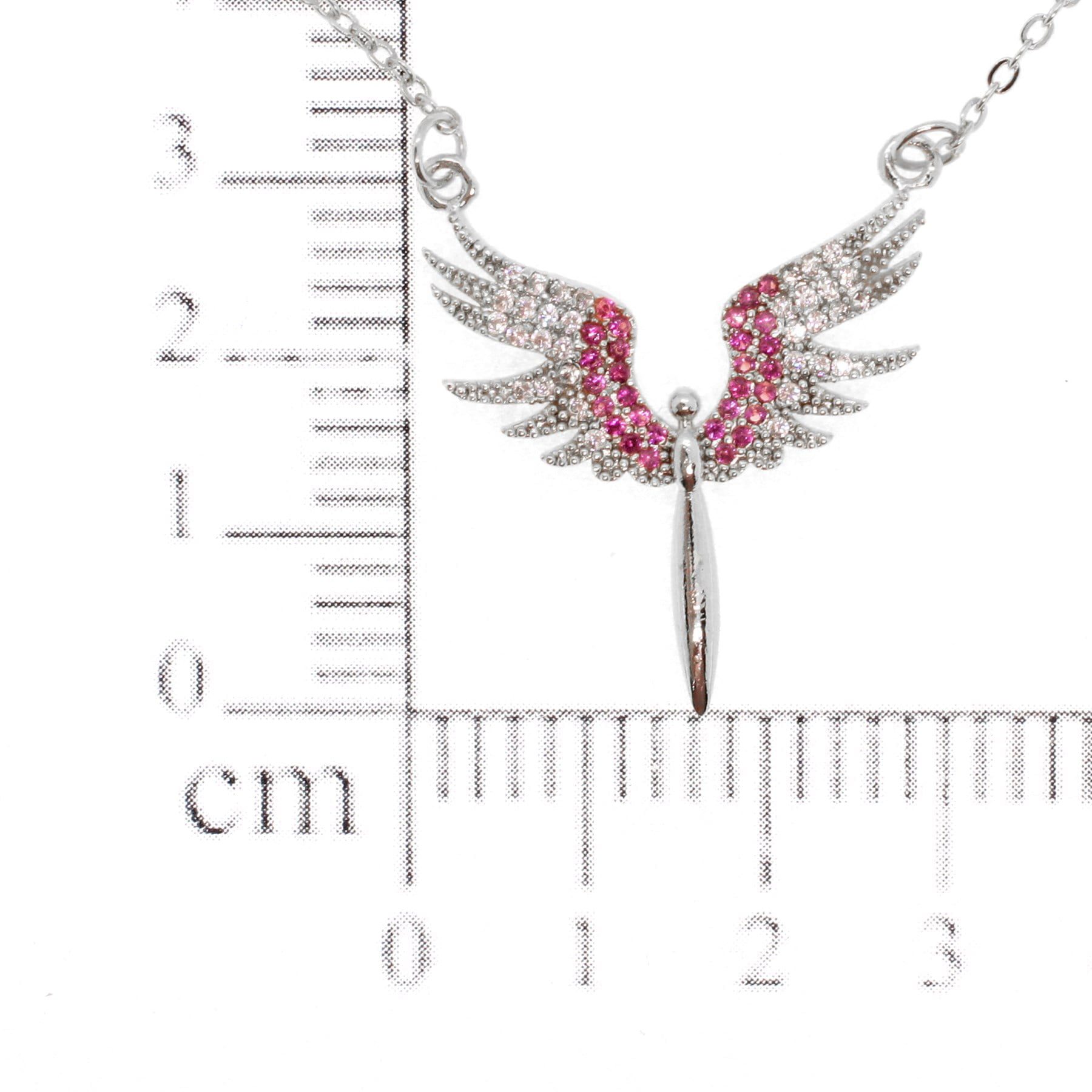 Toptan Gümüş Renk Mikail Meleği Kanatlı Karışık Renkli Taşlı Zirkon Kolye - 1768 7 Toptan Gümüş Renk Mikail Meleği Kanatlı Karışık Renkli Taşlı Zirkon Kolye - 1768 - Görsel 5