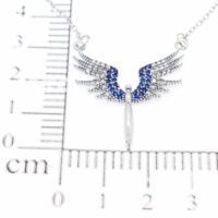 Toptan Gümüş Renk Mikail Meleği Kanatlı Karışık Renkli Taşlı Zirkon Kolye - 1768 11 f65a896dfa5a415bbb24dd8be8620a6d-toptan taki