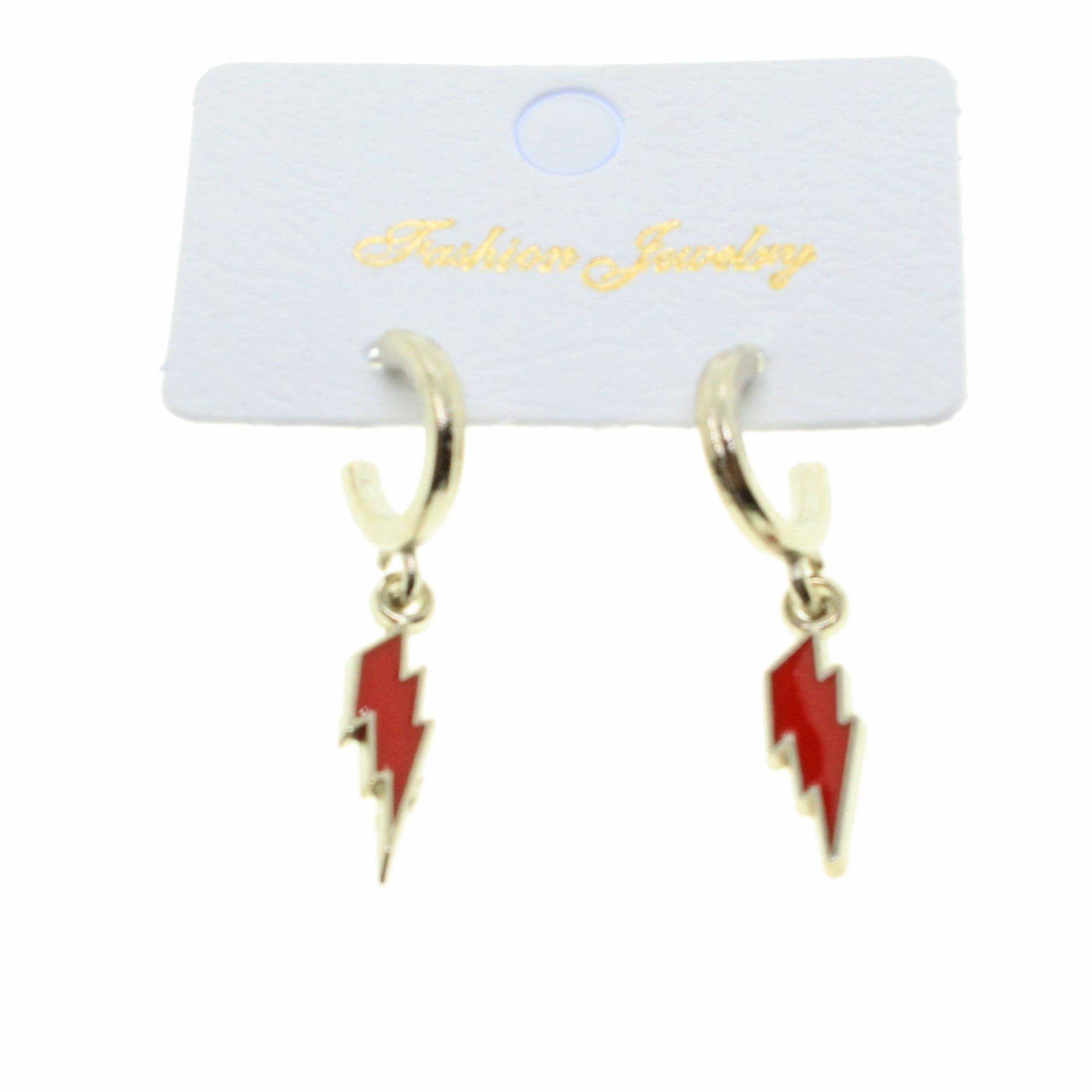 Toptan Gümüş Renk Kırmızı Mineli Şimşek Yıldırım Küpe - 1972 3 Toptan Gümüş Renk Kırmızı Mineli Şimşek Yıldırım Küpe - 1972