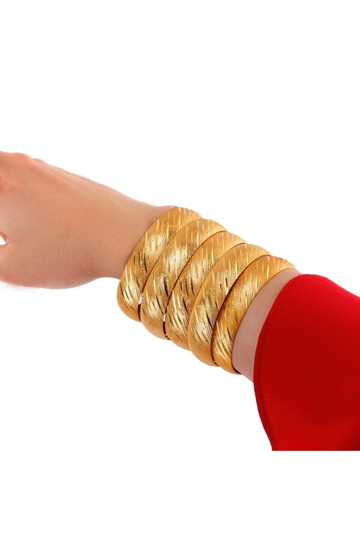 Toptan 22 Ayar Altın Kaplama Yan Çizgi Desenli 1.5 Cm Bilezik 1 Adet - 2150 4 Toptan 22 Ayar Altın Kaplama Yan Çizgi Desenli 1.5 Cm Bilezik 1 Adet - 2150 - Görsel 2